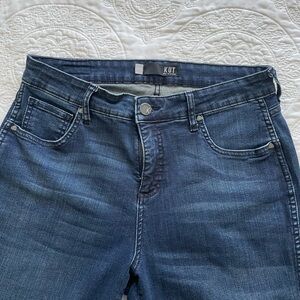 Kut from the Kloth High Rise Dark Blue Jeans 14w 29” inseam